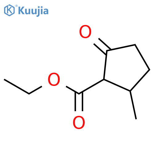 ethyl 2-methyl-5-oxocyclopentane-1-carboxylate structure