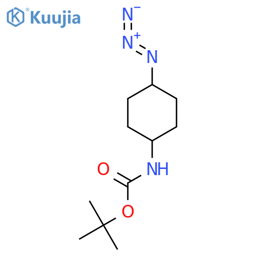 tert-butyl N-(4-azidocyclohexyl)carbamate structure