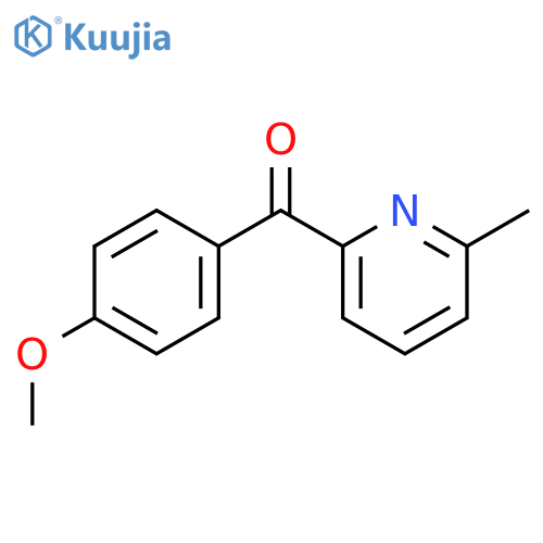 2-(4-Methoxybenzoyl)-6-methylpyridine structure