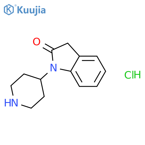 1-(Piperidin-4-yl)indolin-2-one hydrochloride structure
