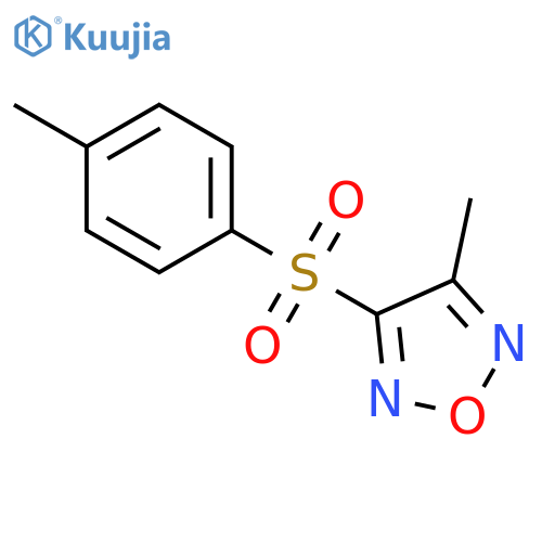 1,2,5-OXADIAZOLE, 3-METHYL-4-[(4-METHYLPHENYL)SULFONYL]- structure