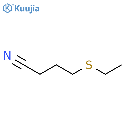 4-(ethylsulfanyl)butanenitrile structure