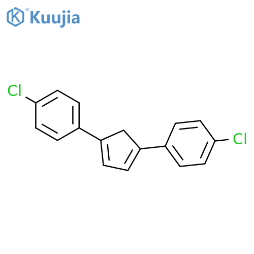 Benzene, 1,1'-(3,5-cyclopentadiene-1,3-diyl)bis[4-chloro- structure