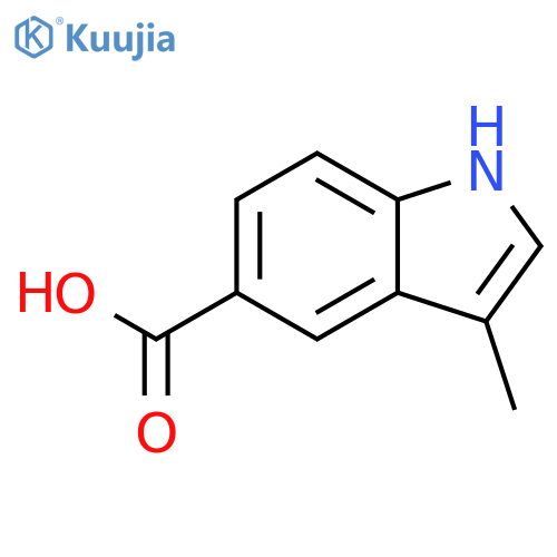 3-Methyl-1H-indole-5-carboxylic acid structure