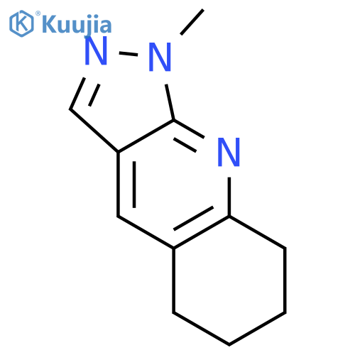 1H-Pyrazolo[3,4-b]quinoline, 5,6,7,8-tetrahydro-1-methyl- structure