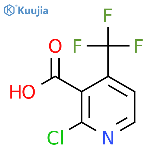 2-Chloro-4-(trifluoromethyl)nicotinic acid structure