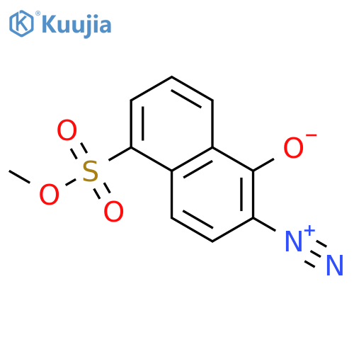 1-Naphthalenesulfonicacid, 6-diazo-5,6-dihydro-5-oxo-, methyl ester structure