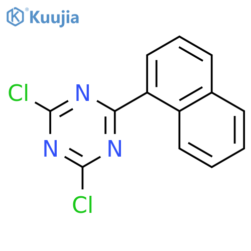 1,3,5-Triazine, 2,4-dichloro-6-(1-naphthalenyl)- structure
