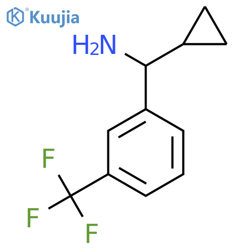 Cyclopropyl[3-(trifluoromethyl)phenyl]methanamine structure