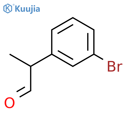 2-(3-Bromophenyl)propanal structure