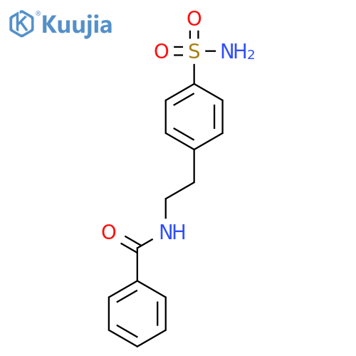 N-2-(4-sulfamoylphenyl)ethylbenzamide structure
