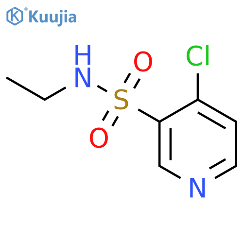 4-chloro-N-ethylpyridine-3-sulfonamide structure