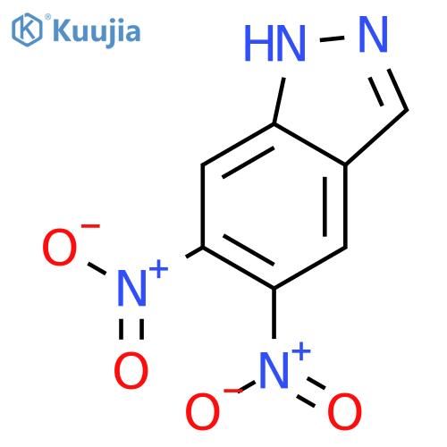 5,6-Dinitroindazole structure