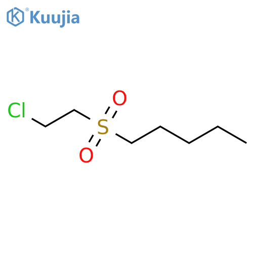 1-(2-Chloro-ethanesulfonyl)-pentane structure