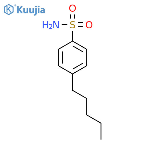 4-pentylbenzene-1-sulfonamide structure