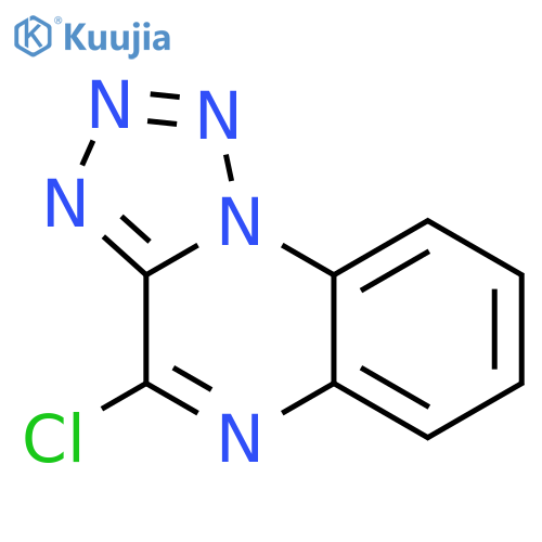 4-chlorotetrazolo1,5-aquinoxaline structure