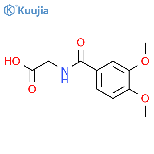 2-(3,4-Dimethoxyphenyl)formamidoacetic Acid structure