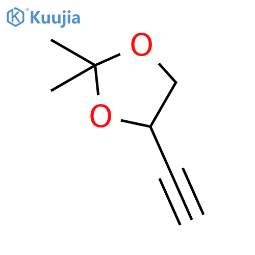 4-ethynyl-2,2-dimethyl-1,3-dioxolane structure