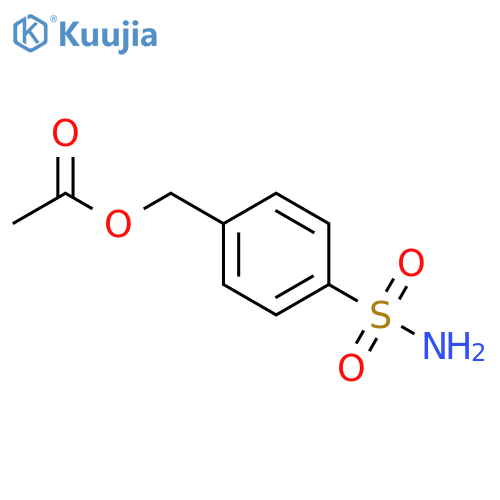 4-[(Acetyloxy)methyl]benzenesulfonamide structure