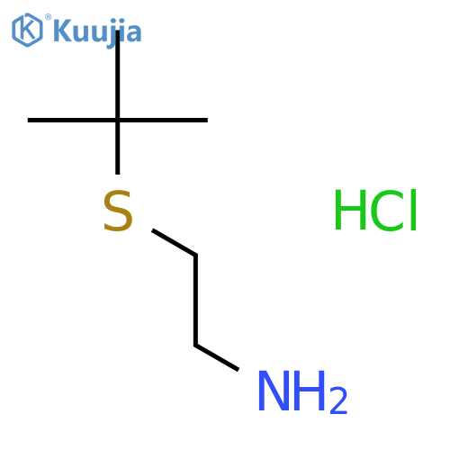 2-(tert-Butylthio)ethylamine hydrochloride structure