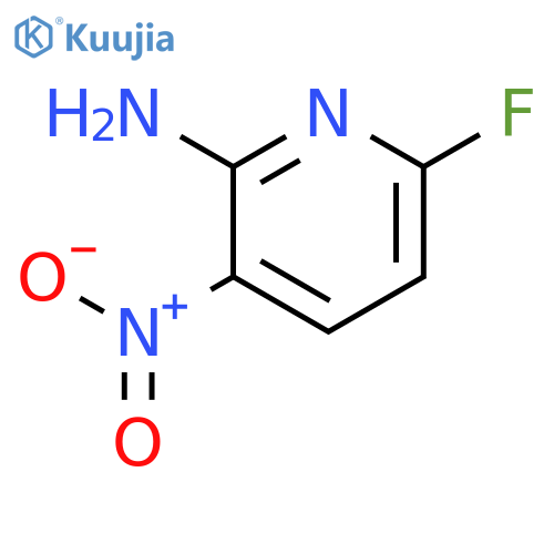 6-fluoro-3-nitropyridin-2-amine structure