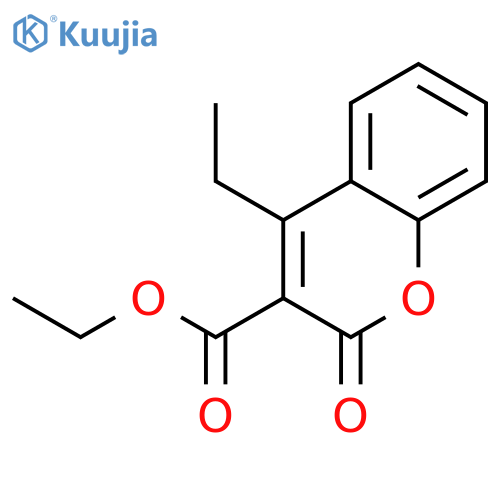 Ethyl 4-ethyl-2-oxo-2H-chromene-3-carboxylate structure