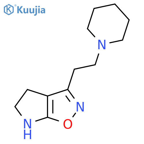 3-(2-Piperidin-1-ylethyl)-4,5-dihydro-2H-pyrrolo[3,2-d][1,2]oxazole structure
