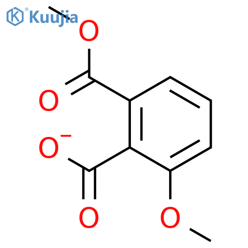 1,2-BENZENEDICARBOXYLIC ACID, 3-METHOXY-, 1-METHYL ESTER structure