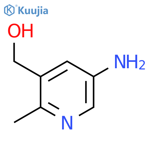 5-Amino-2-methylpyridine-3-methanol structure