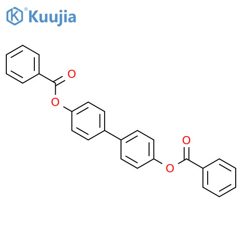 4,4'-dibenzoyloxybiphenyl structure