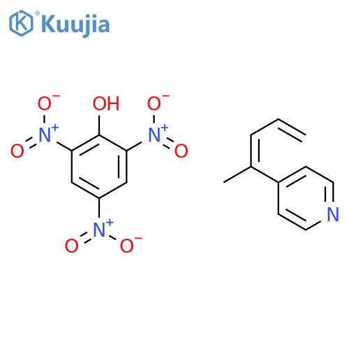 Pyridine, 4-(1-methyl-1,3-butadienyl)-, compd. with 2,4,6-trinitrophenol(1:1) structure