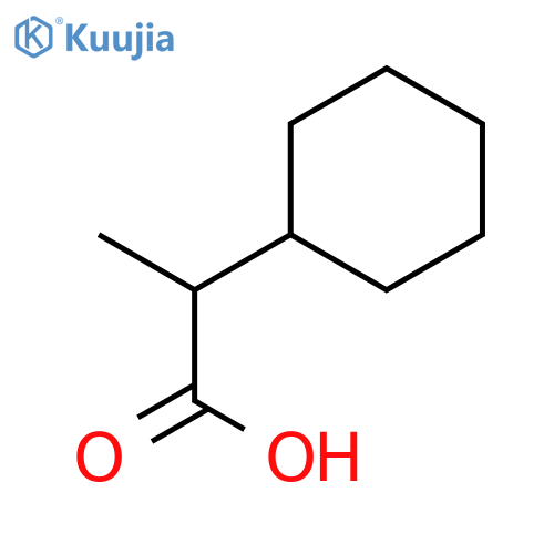 2-Cyclohexylpropanoic acid structure