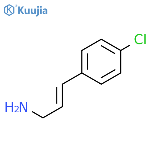 3-(4-chlorophenyl)prop-2-en-1-amine structure