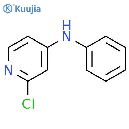 4-Pyridinamine, 2-chloro-N-phenyl- structure