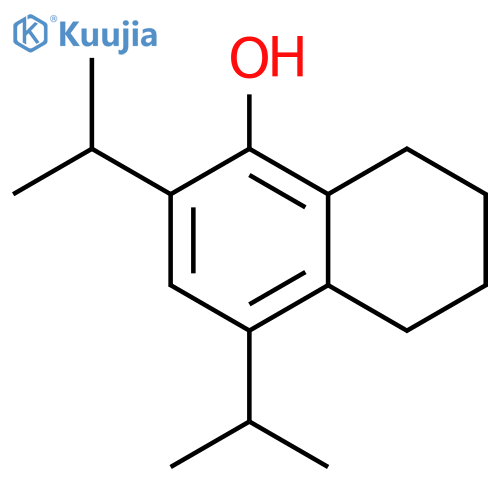 1-Naphthalenol,5,6,7,8-tetrahydro-2,4-bis(1-methylethyl)- structure