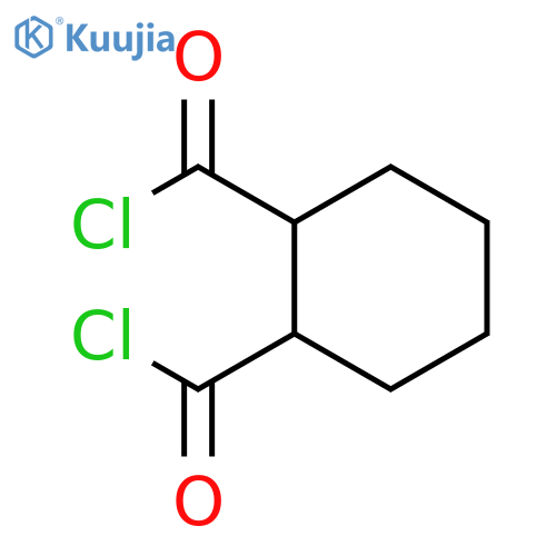 1,2-Cyclohexanedicarbonyl dichloride, cis- (9CI) structure