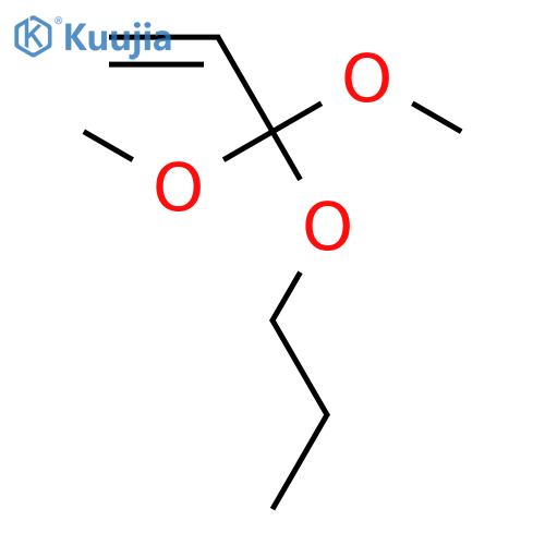 1-Propene, 3,3-dimethoxy-3-propoxy- structure