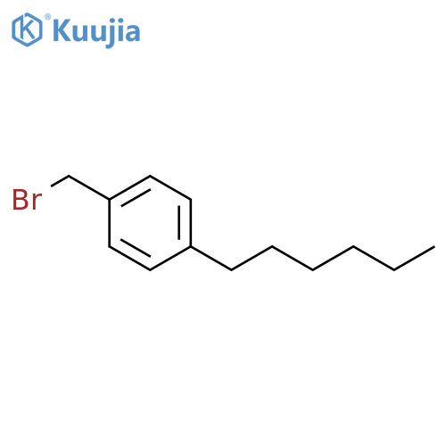 BENZENE, 1-(BROMOMETHYL)-4-HEXYL- structure