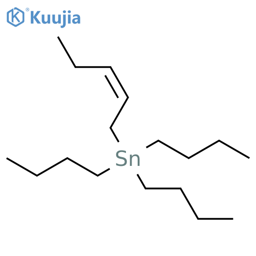 STANNANE, TRIBUTYL-(2Z)-2-PENTENYL- structure