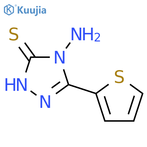 4-Amino-5-(thiophen-2-yl)-4H-1,2,4-triazole-3-thiol structure
