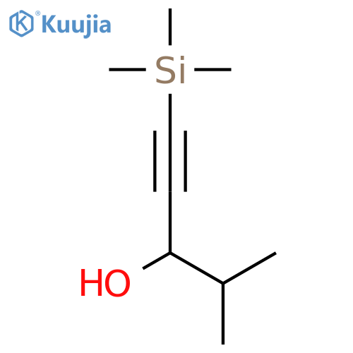 1-Pentyn-3-ol, 4-methyl-1-(trimethylsilyl)- structure