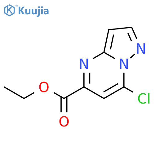 ethyl 7-chloropyrazolo1,5-apyrimidine-5-carboxylate structure