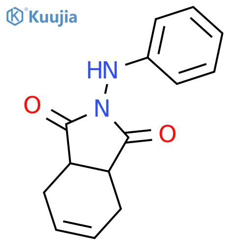 2-(phenylamino)-2,3,3a,4,7,7a-hexahydro-1H-isoindole-1,3-dione structure