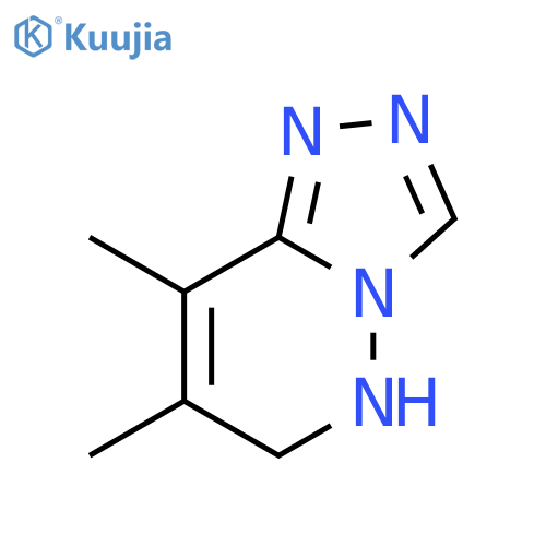 1,2,4-Triazolo[4,3-b]pyridazine, 5,6-dihydro-7,8-dimethyl- structure