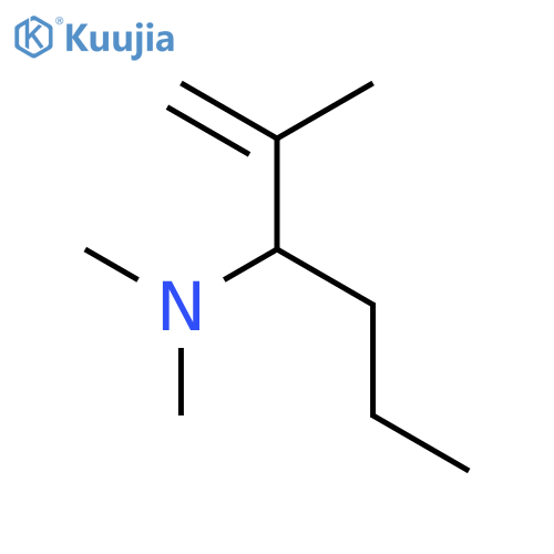 1-Hexen-3-amine, N,N,2-trimethyl- structure