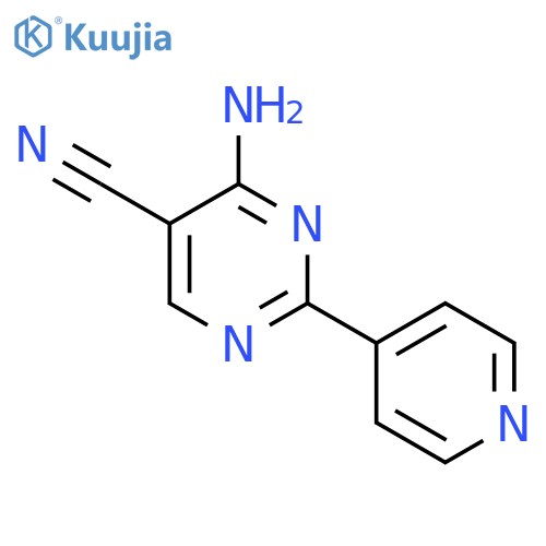 5-Pyrimidinecarbonitrile,4-amino-2-(4-pyridinyl)- structure