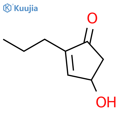 2-Cyclopenten-1-one, 4-hydroxy-2-propyl- structure