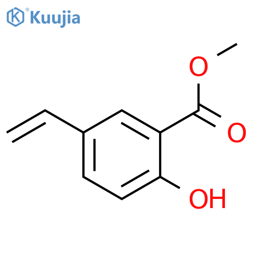methyl 5-ethenyl-2-hydroxybenzoate structure