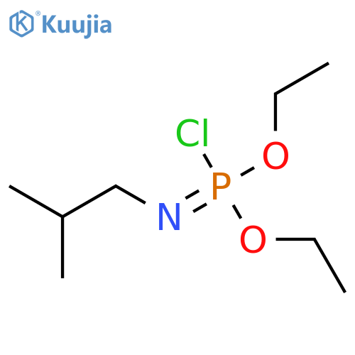 PHOSPHOROCHLORIDIMIDIC ACID, (2-METHYLPROPYL)-, DIETHYL ESTER structure