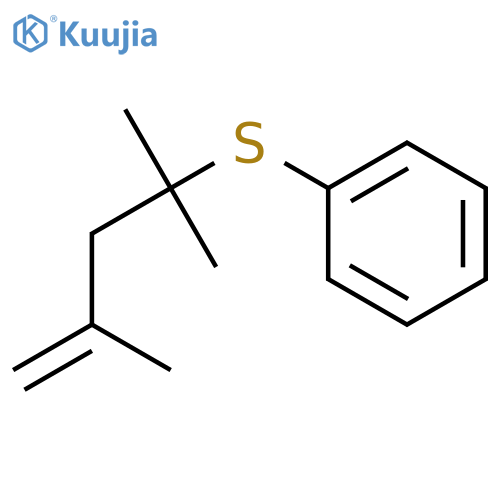 Benzene, [(1,1,3-trimethyl-3-butenyl)thio]- structure